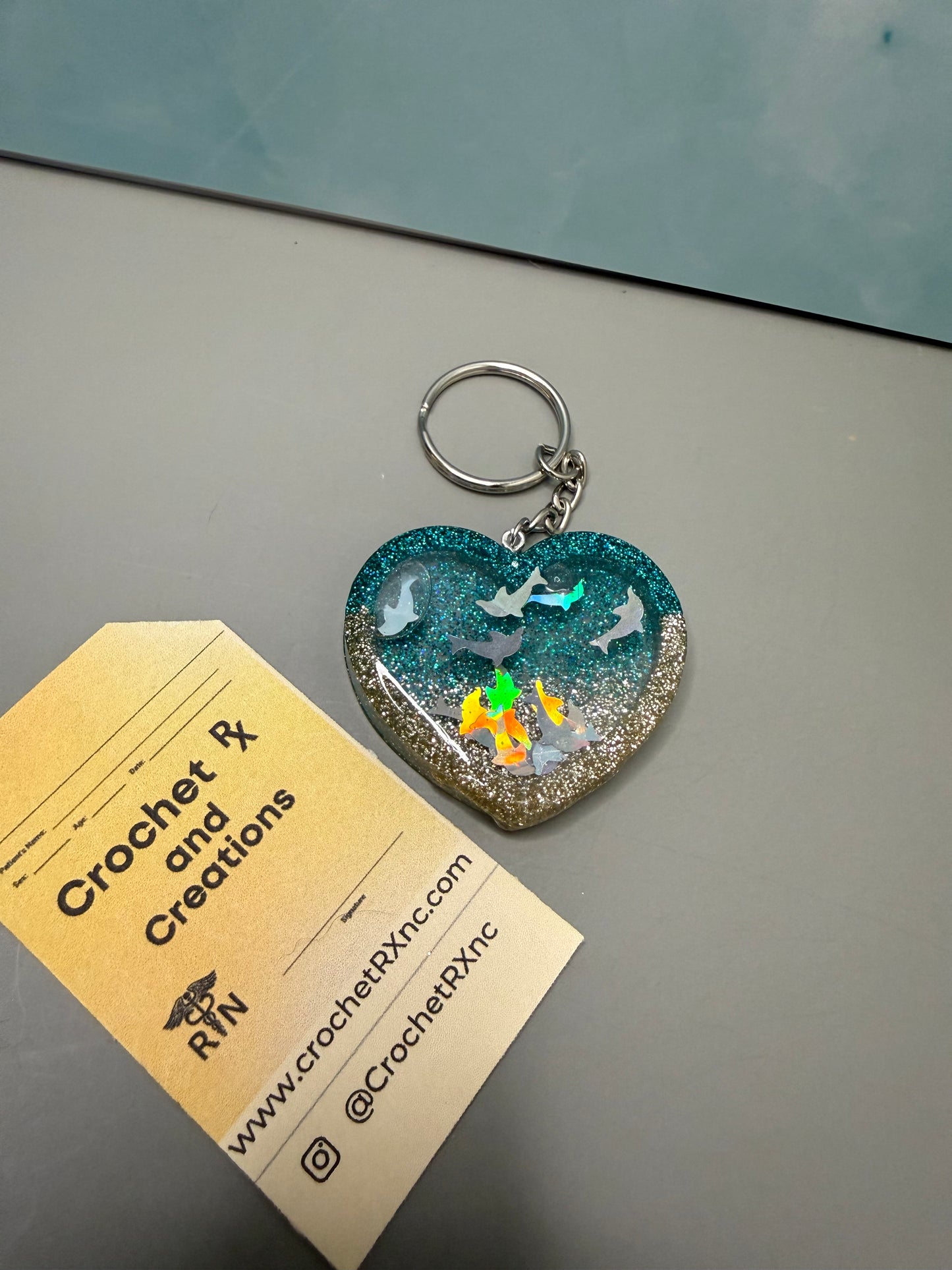 General Snow Globe Shaker Keychains