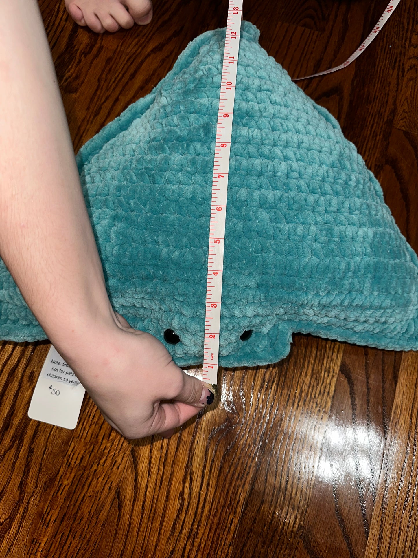 Large Pillow Stingray Crochet Plush
