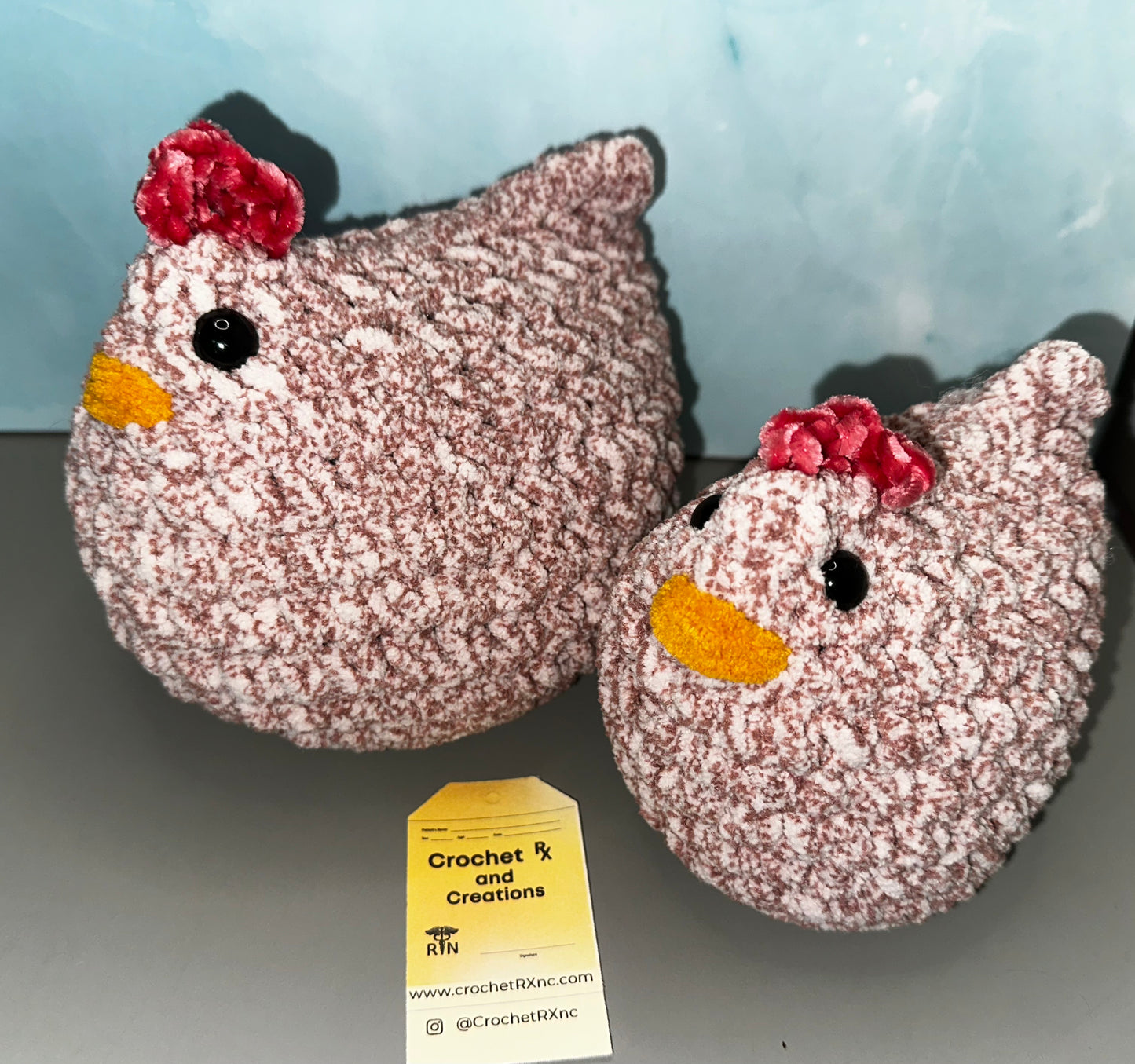 Medium Plush Chicken Crochet
