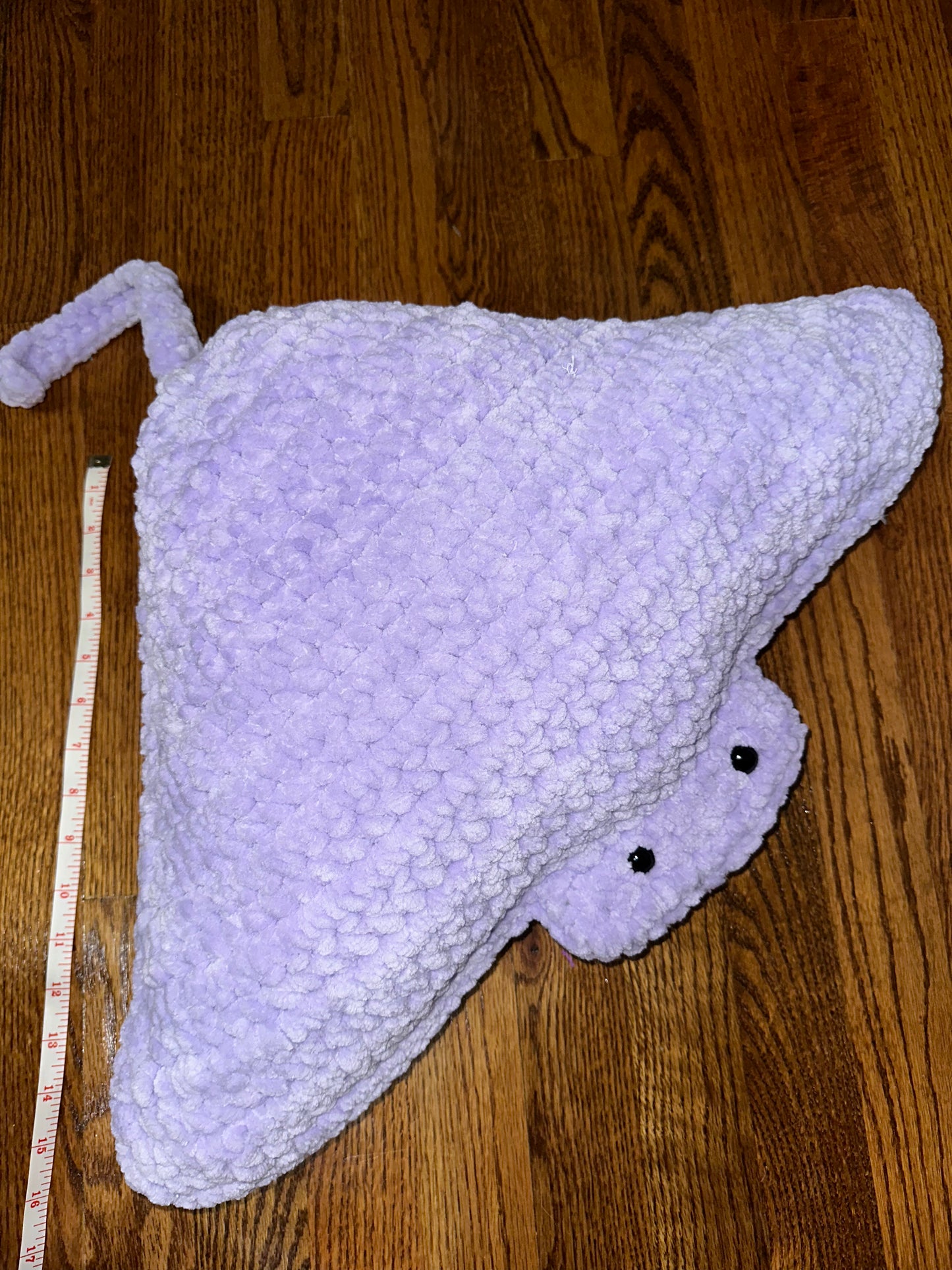 Large Pillow Stingray Crochet Plush
