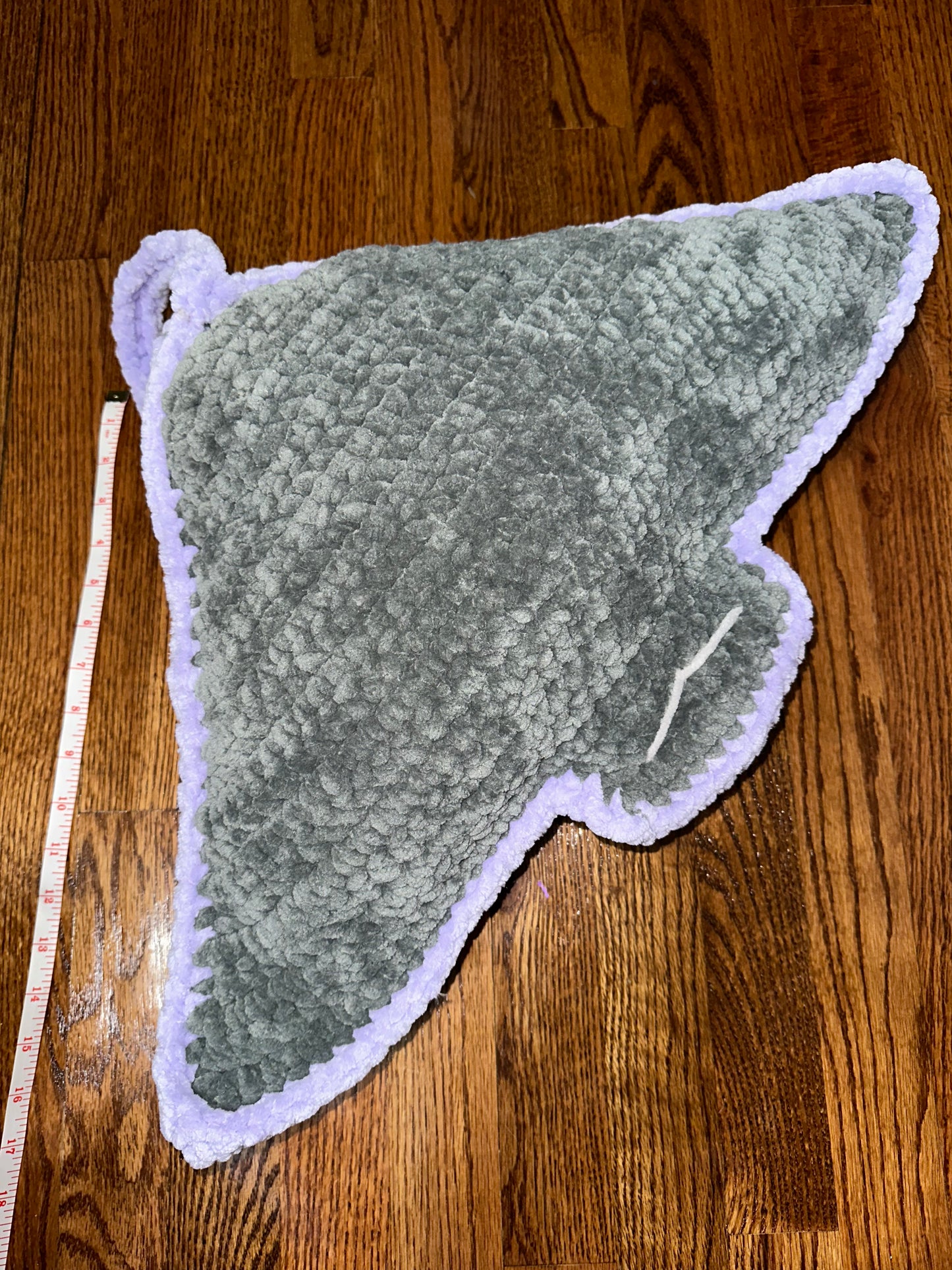 Large Pillow Stingray Crochet Plush