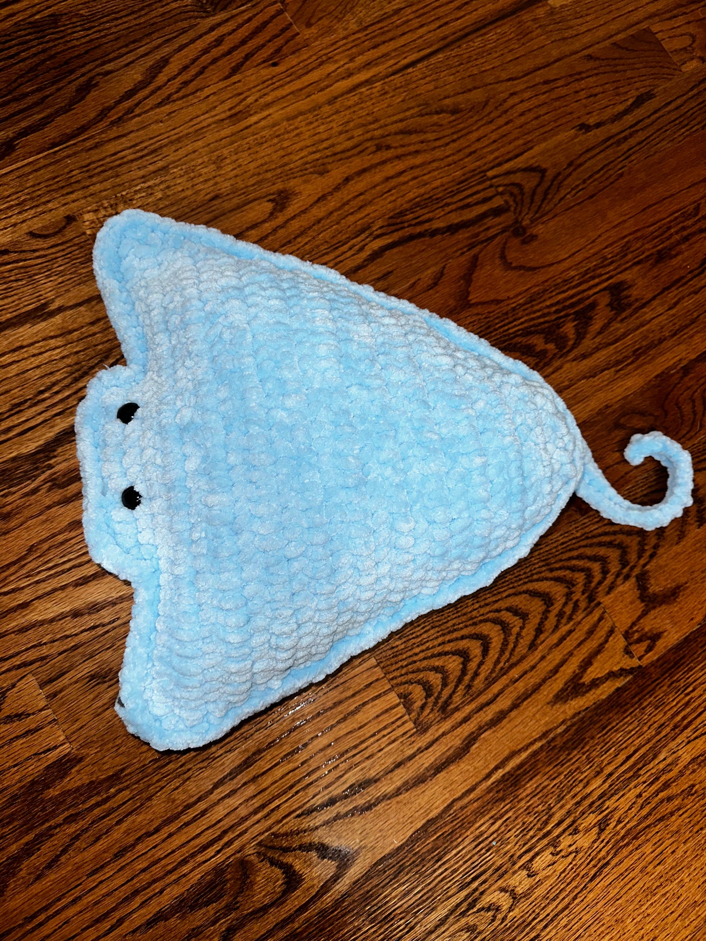 Large Pillow Stingray Crochet Plush