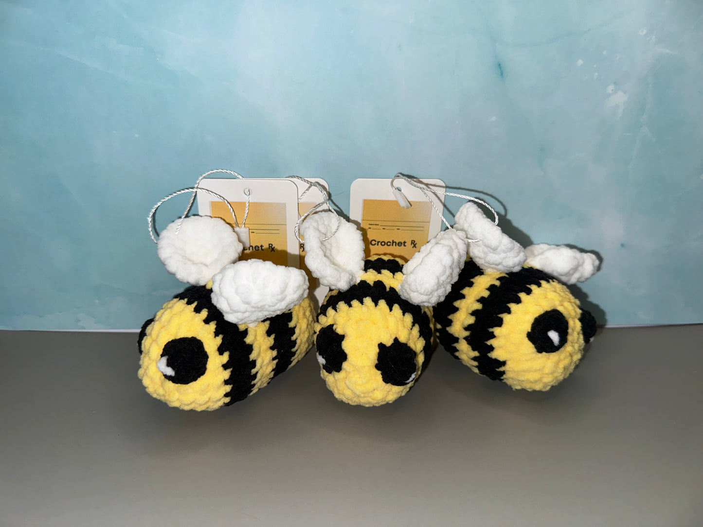 Mini Plush Crochet Bee