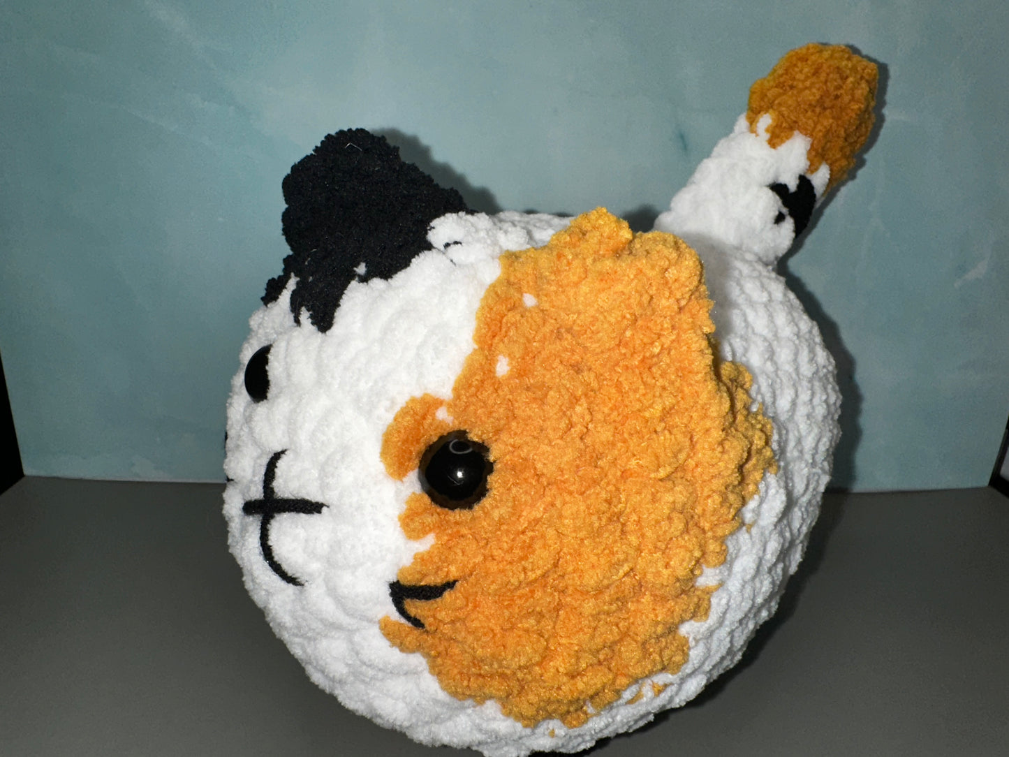 Large Loaf Cat Crochet Plush