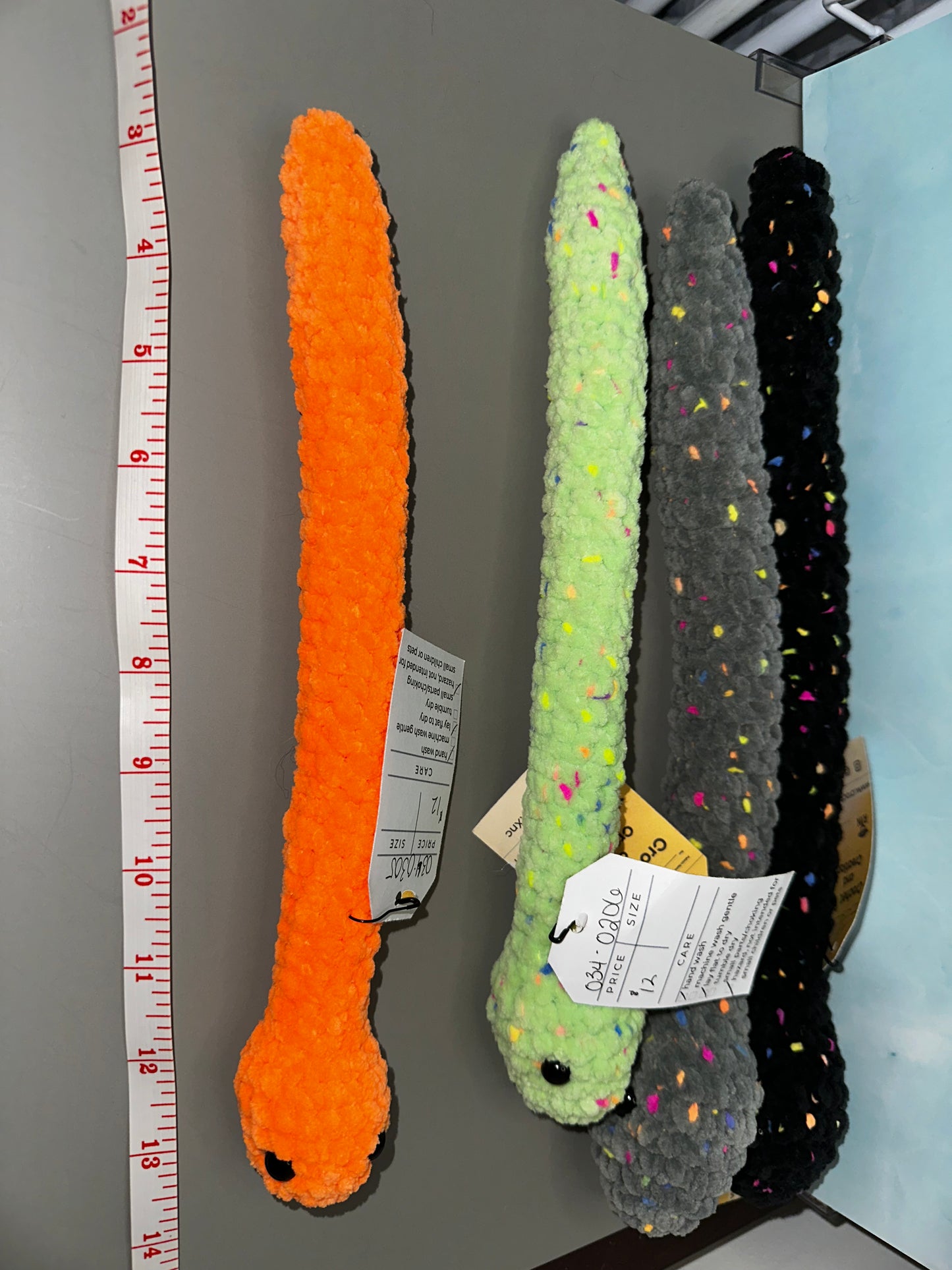 Mini Snakes Plush Crochet