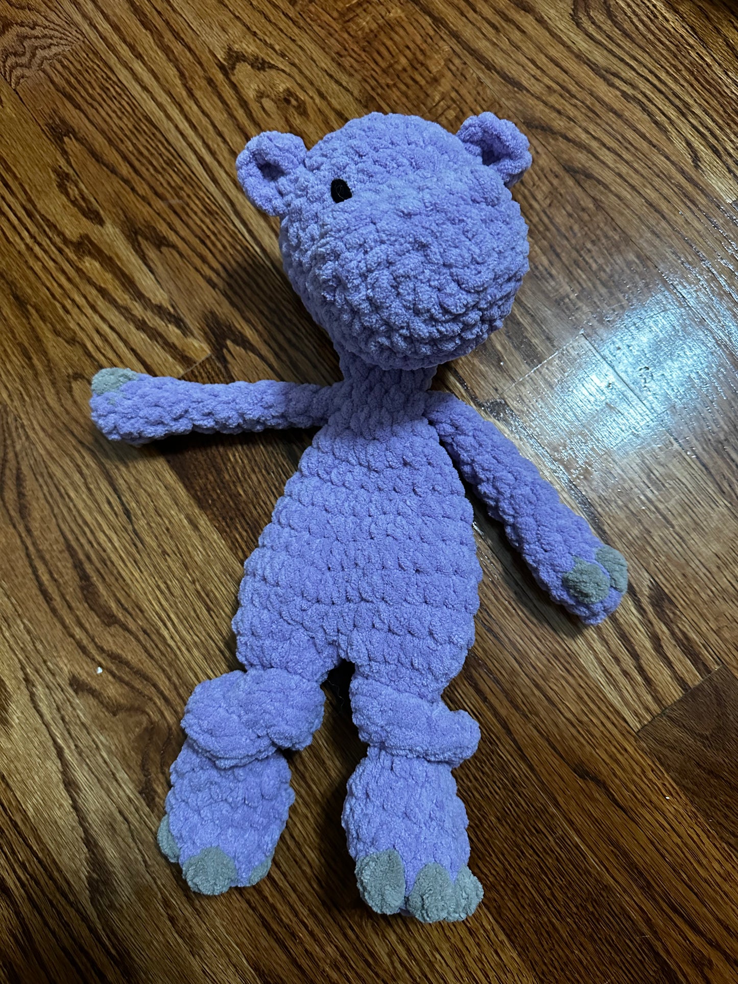 Knotted Lovey - Hippo