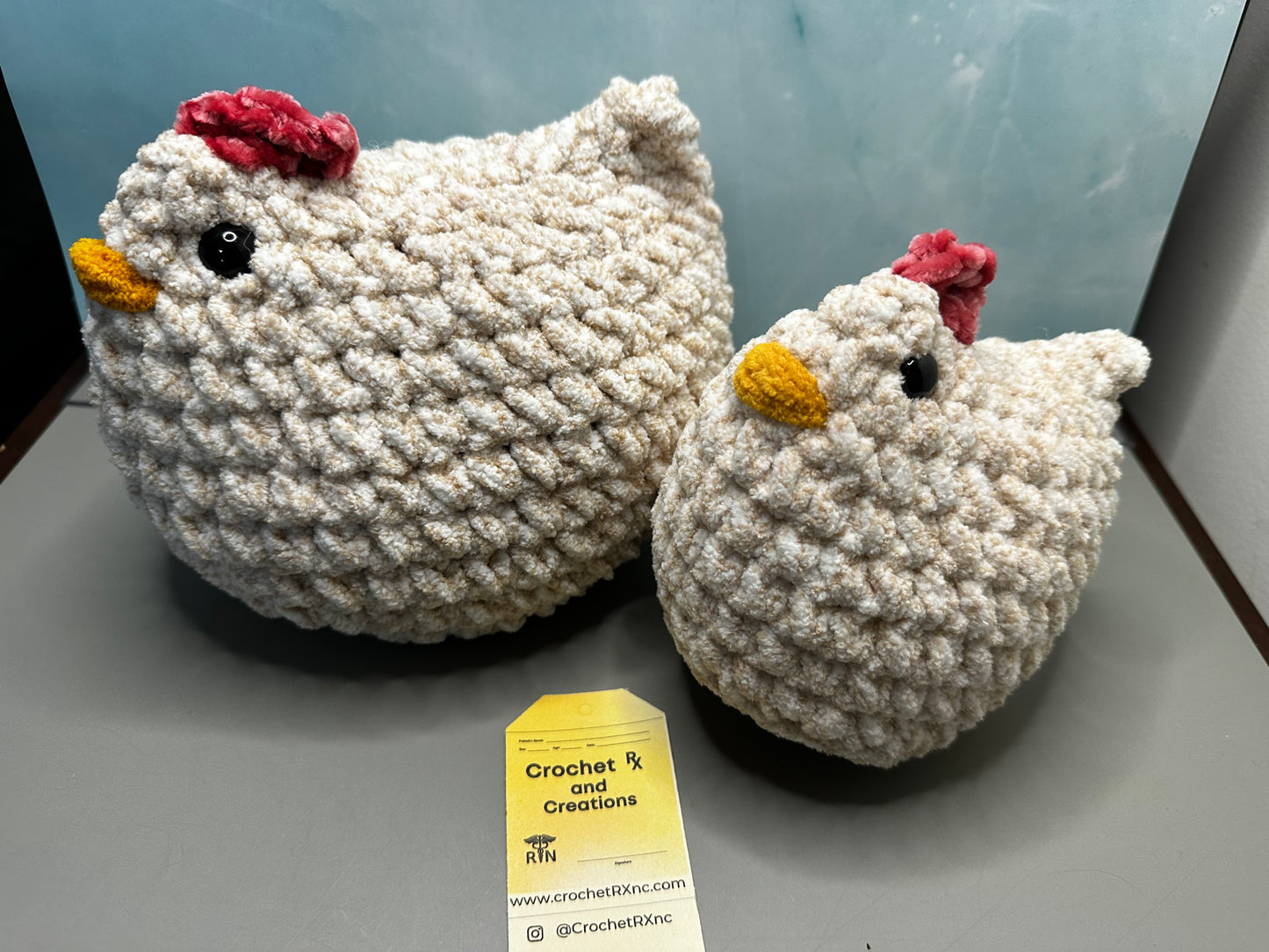 Medium Plush Chicken Crochet