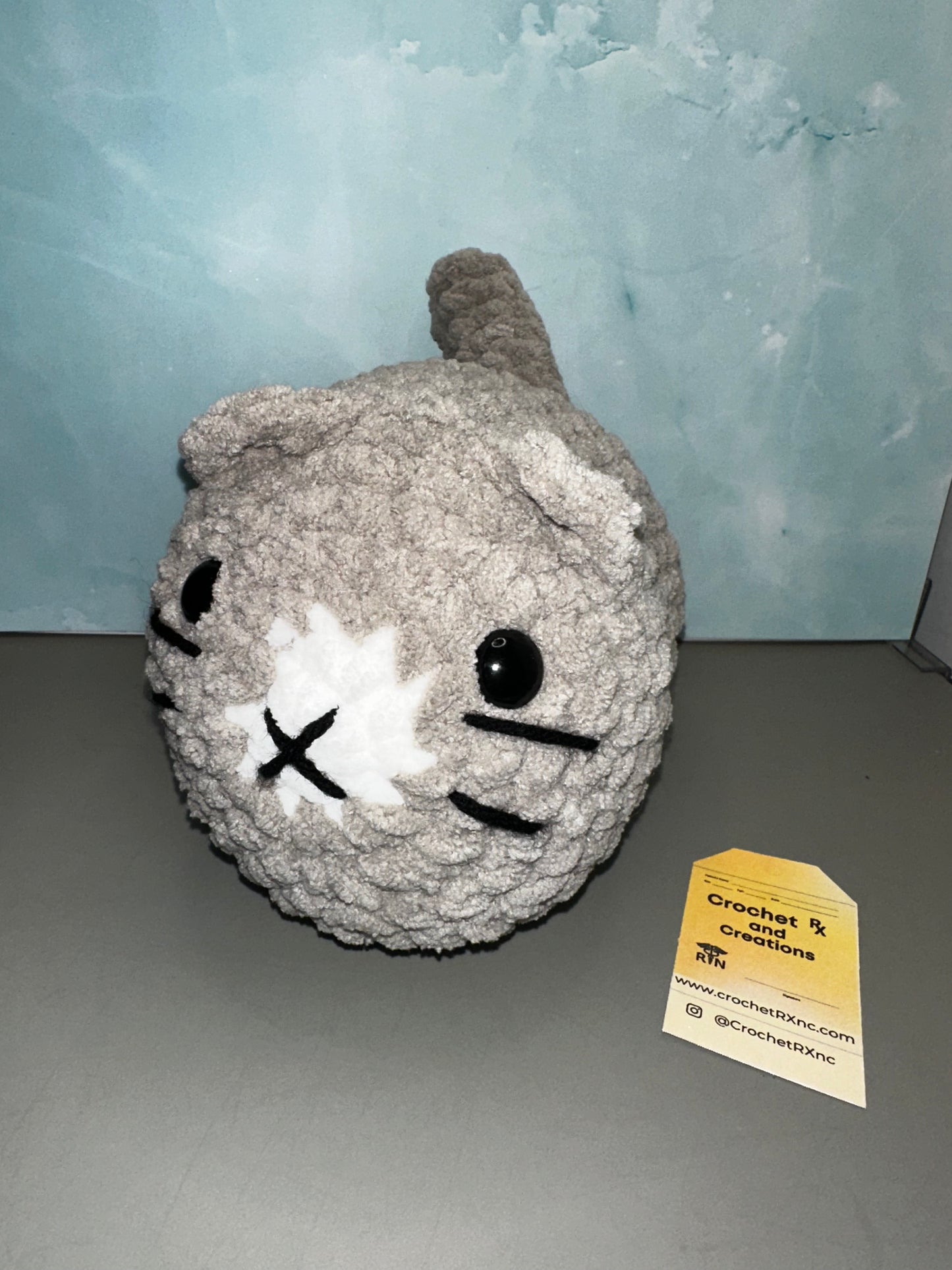 Large Loaf Cat Crochet Plush