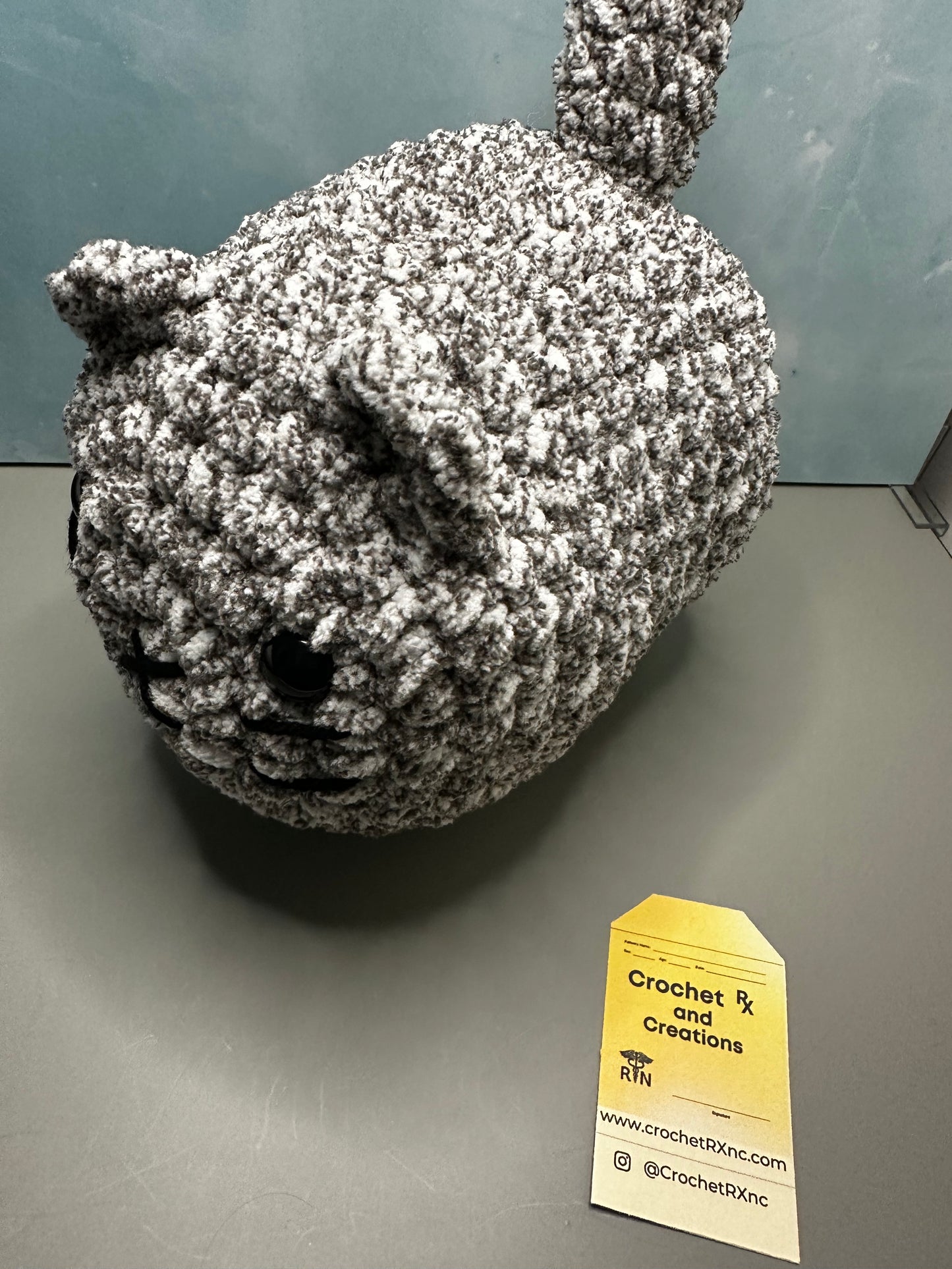 Large Loaf Cat Crochet Plush