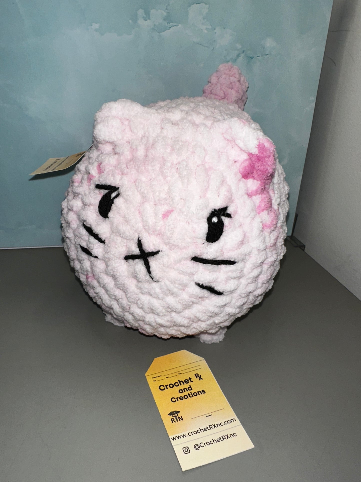Large Loaf Cat Crochet Plush