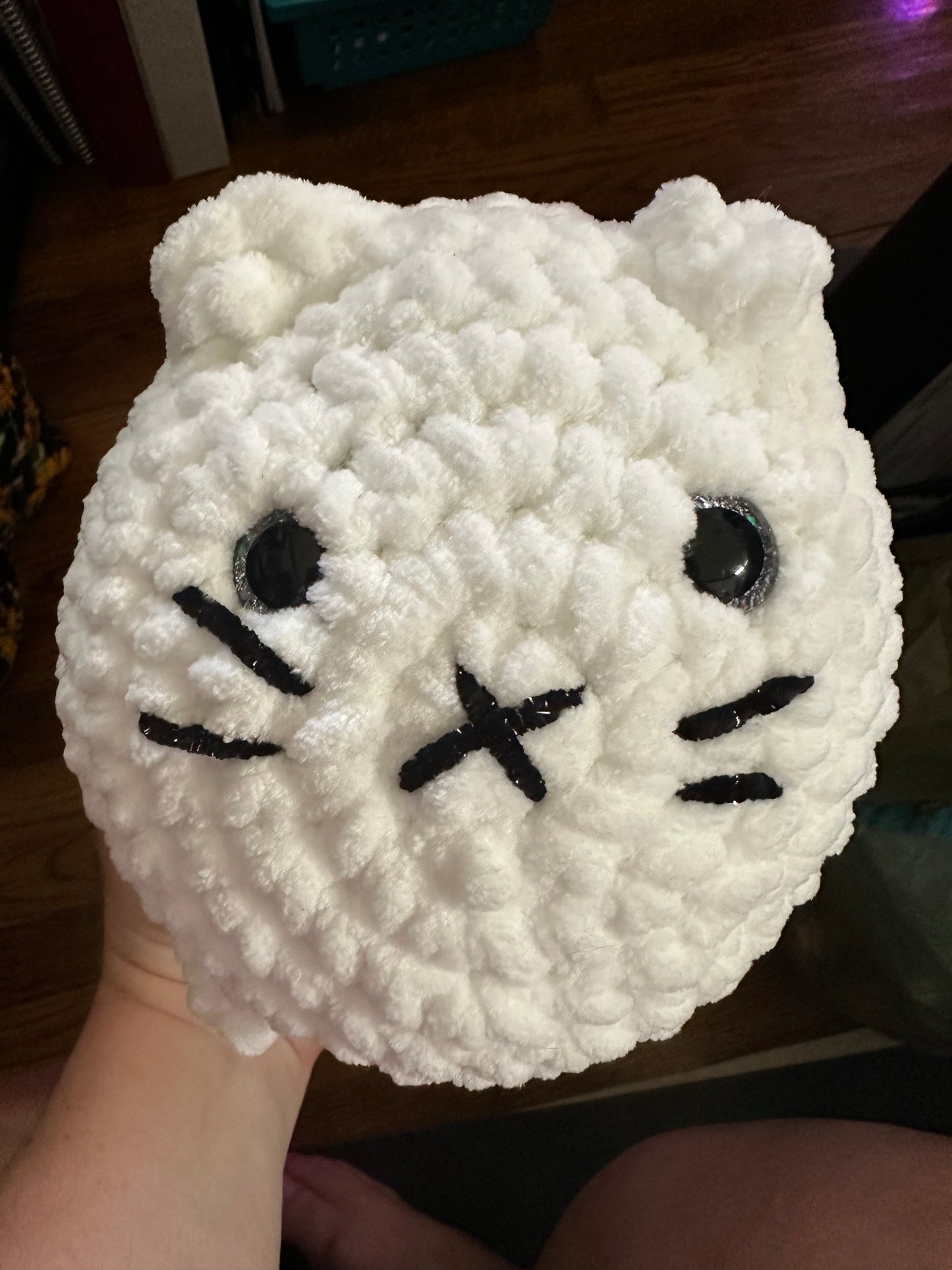 Large Loaf Cat Crochet Plush