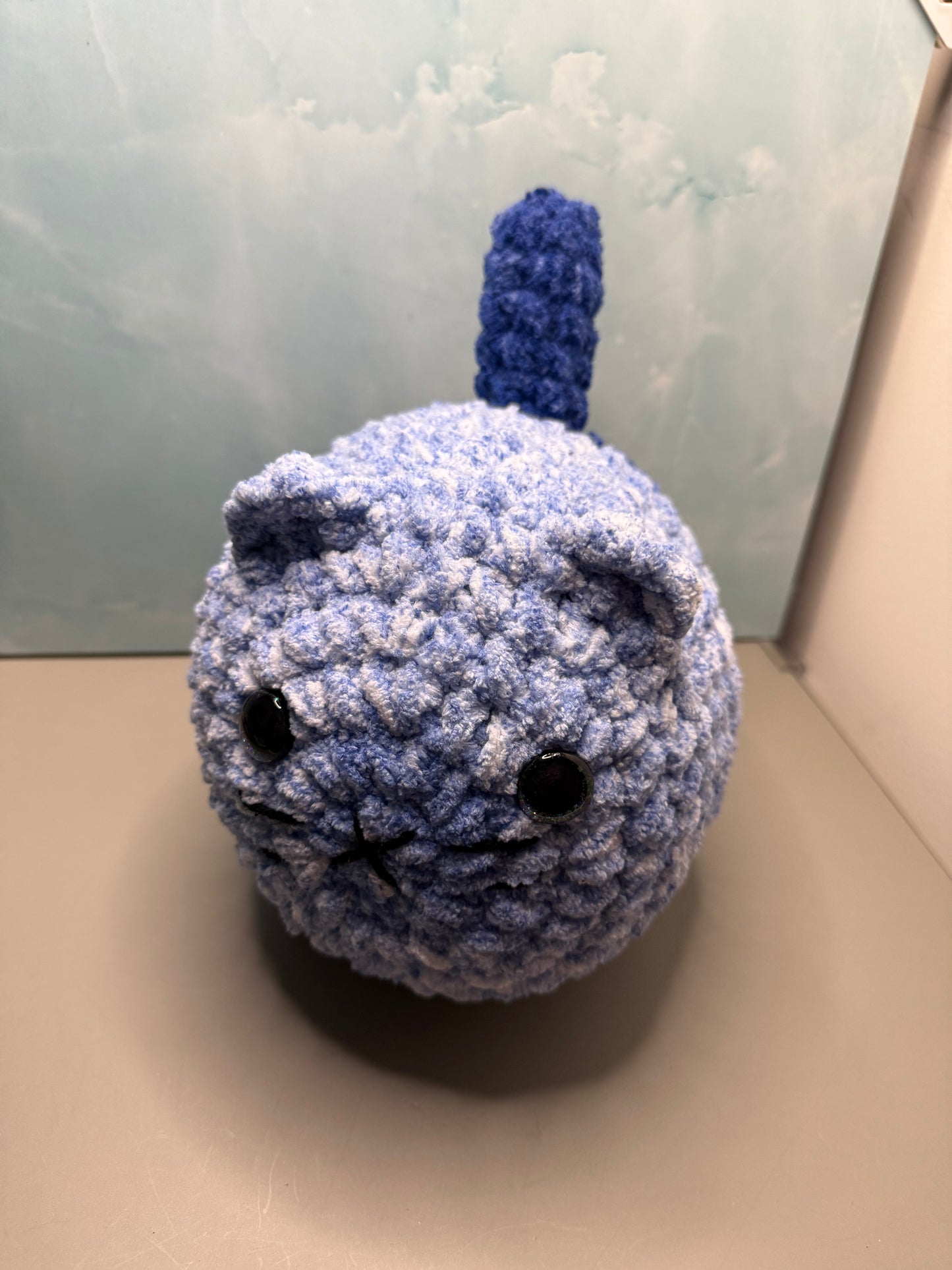 Large Loaf Cat Crochet Plush