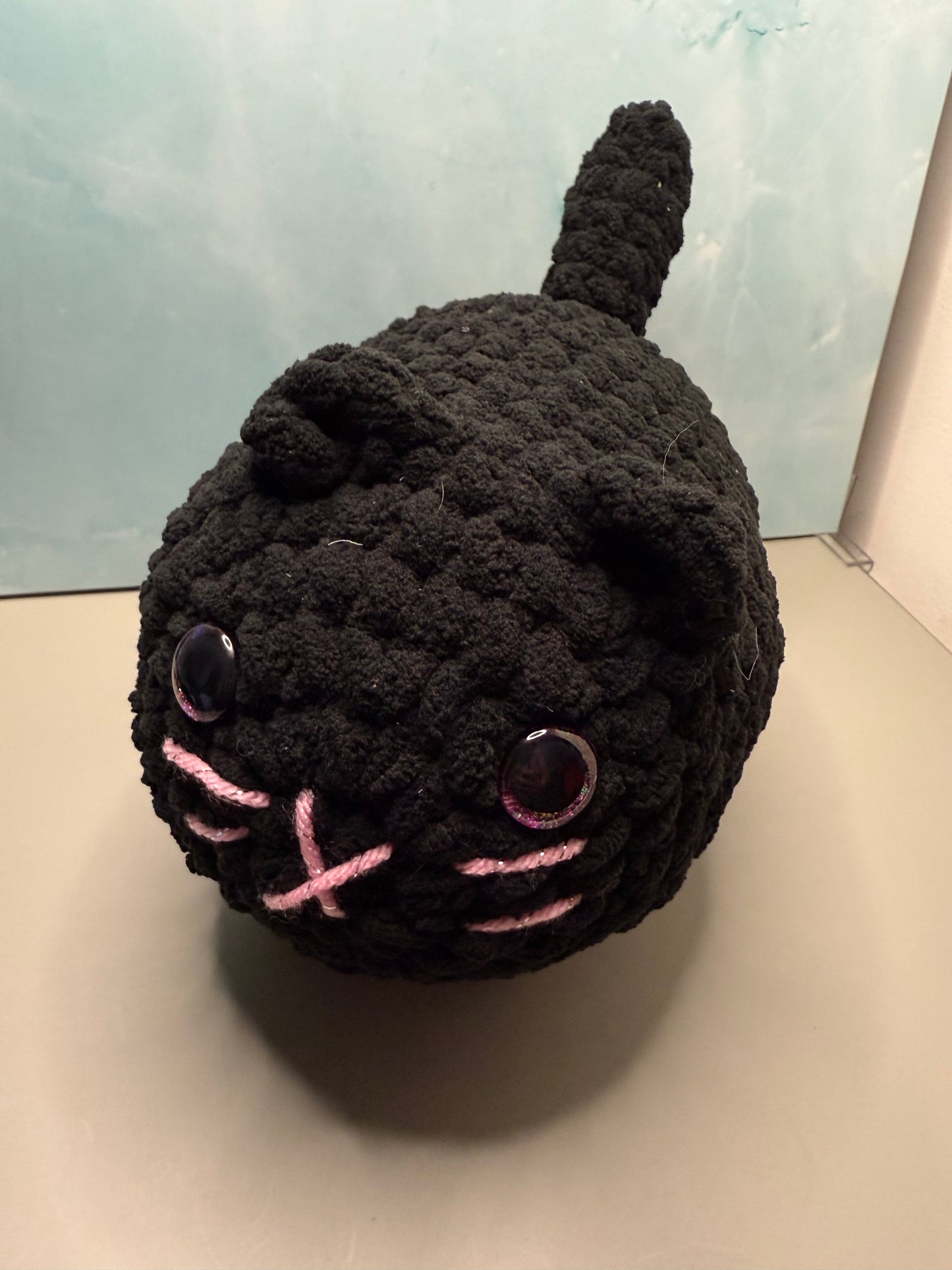 Large Loaf Cat Crochet Plush