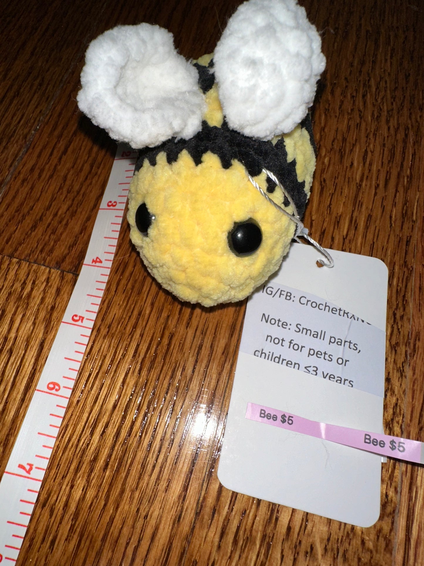 Mini Plush Crochet Bee