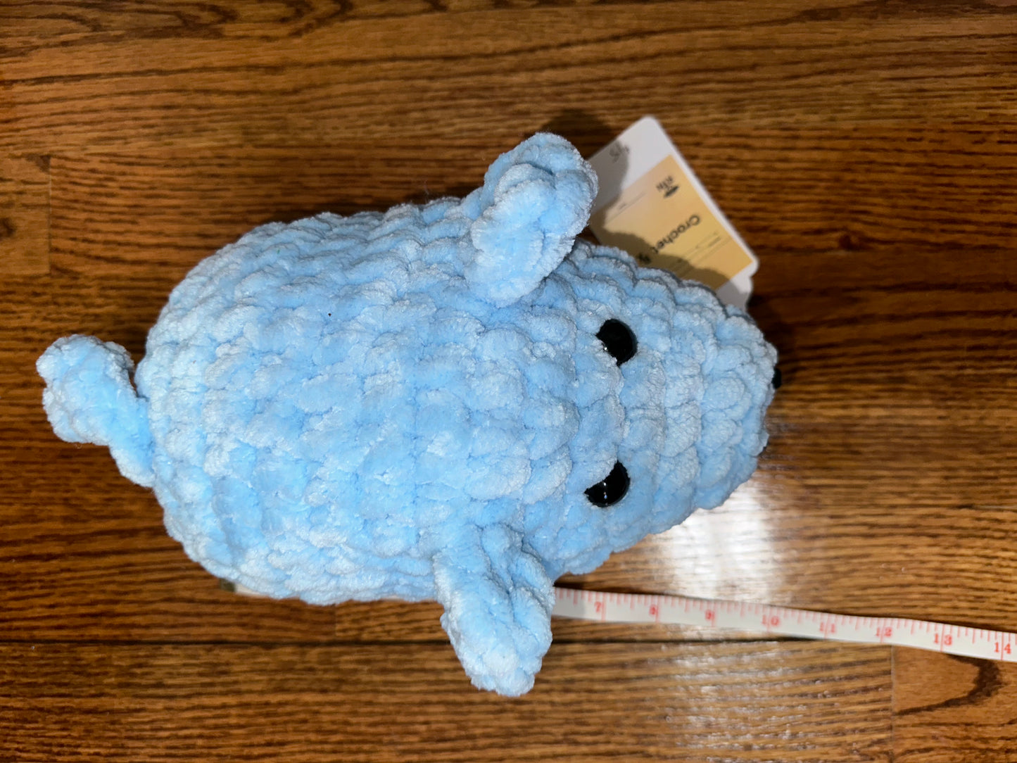 Large Crochet Plush Pig