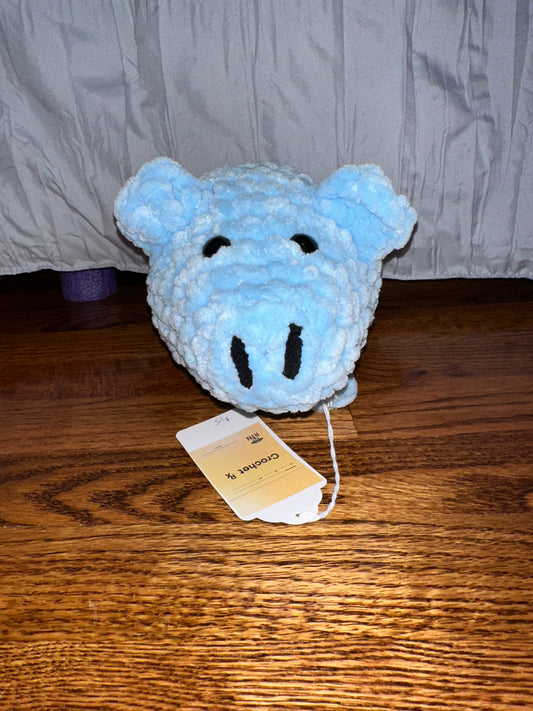 Large Crochet Plush Pig
