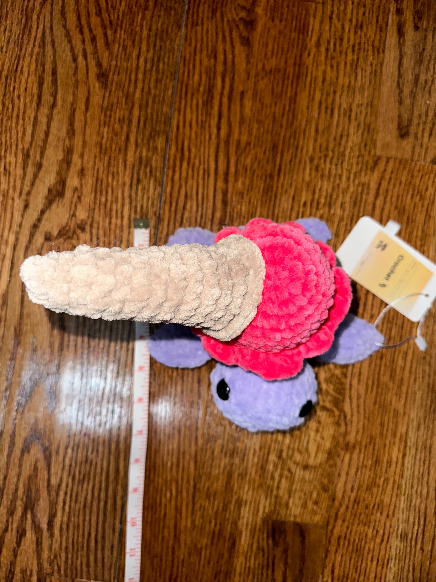 Ice Cream Turtle Crochet Plush