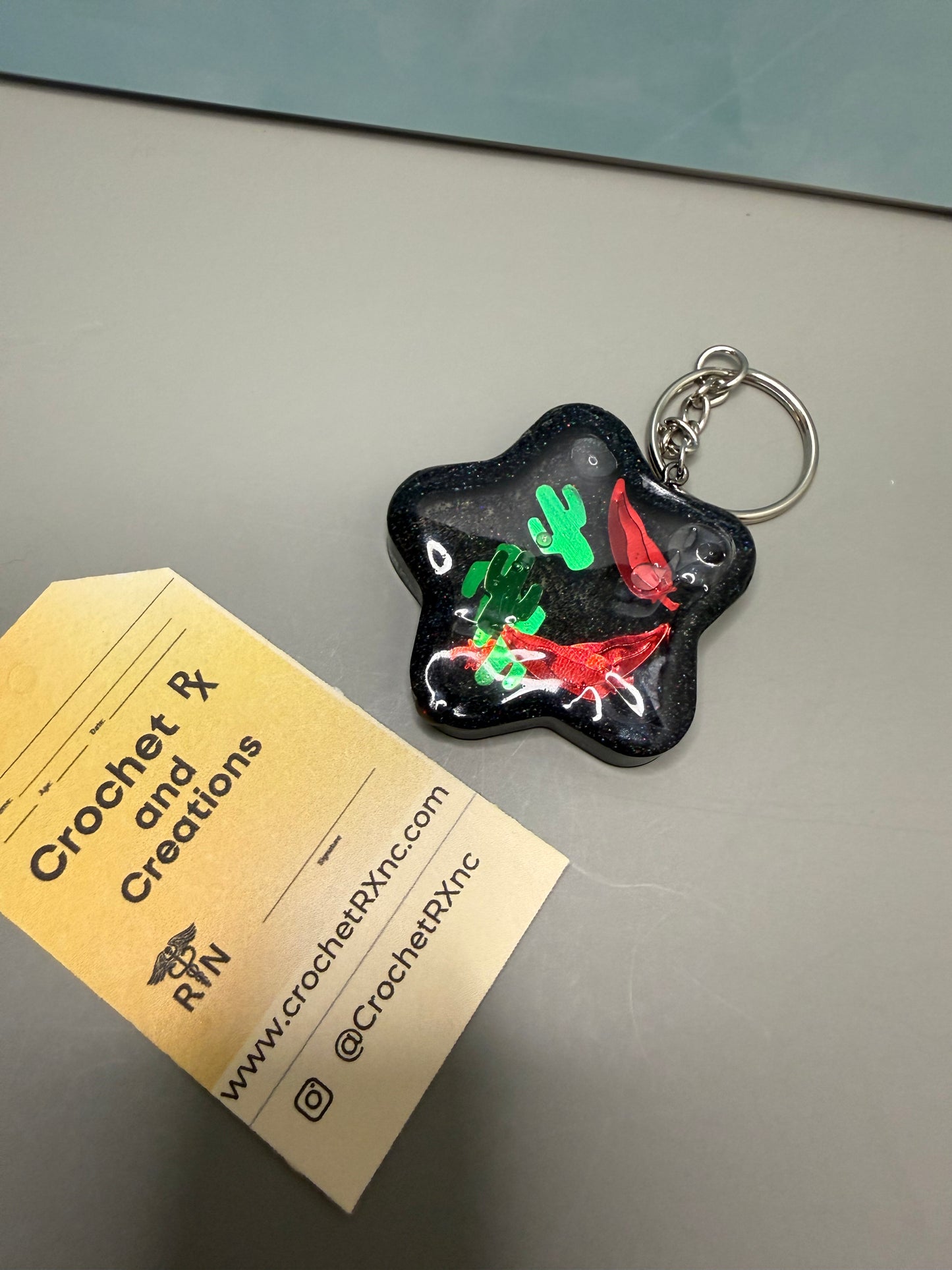 General Snow Globe Shaker Keychains