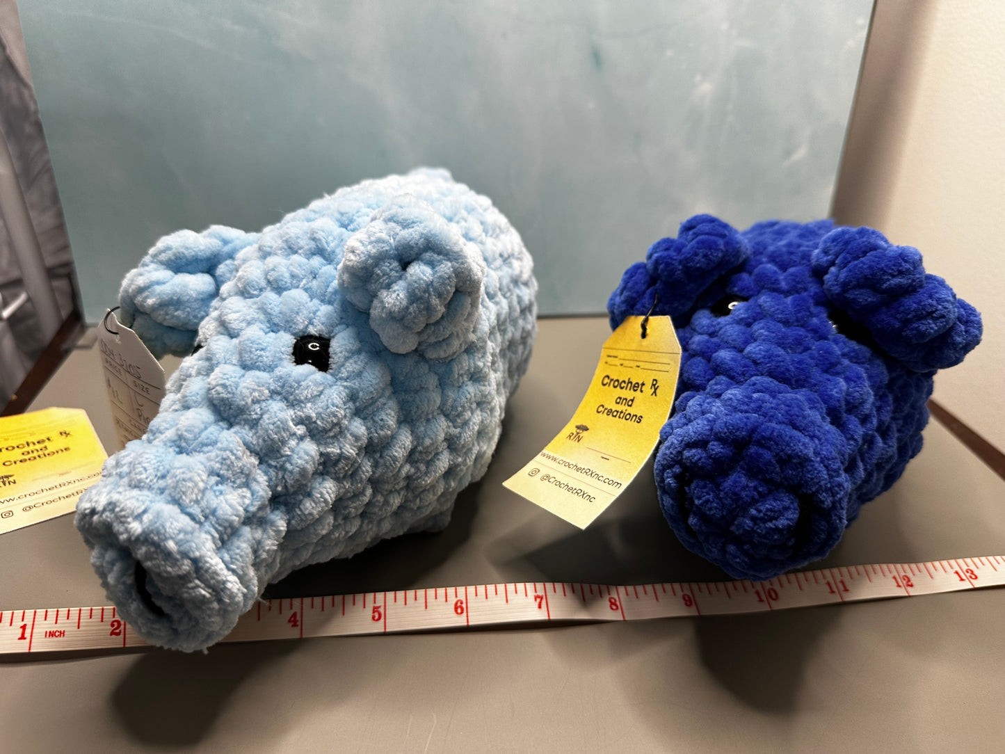 Large Crochet Plush Pig