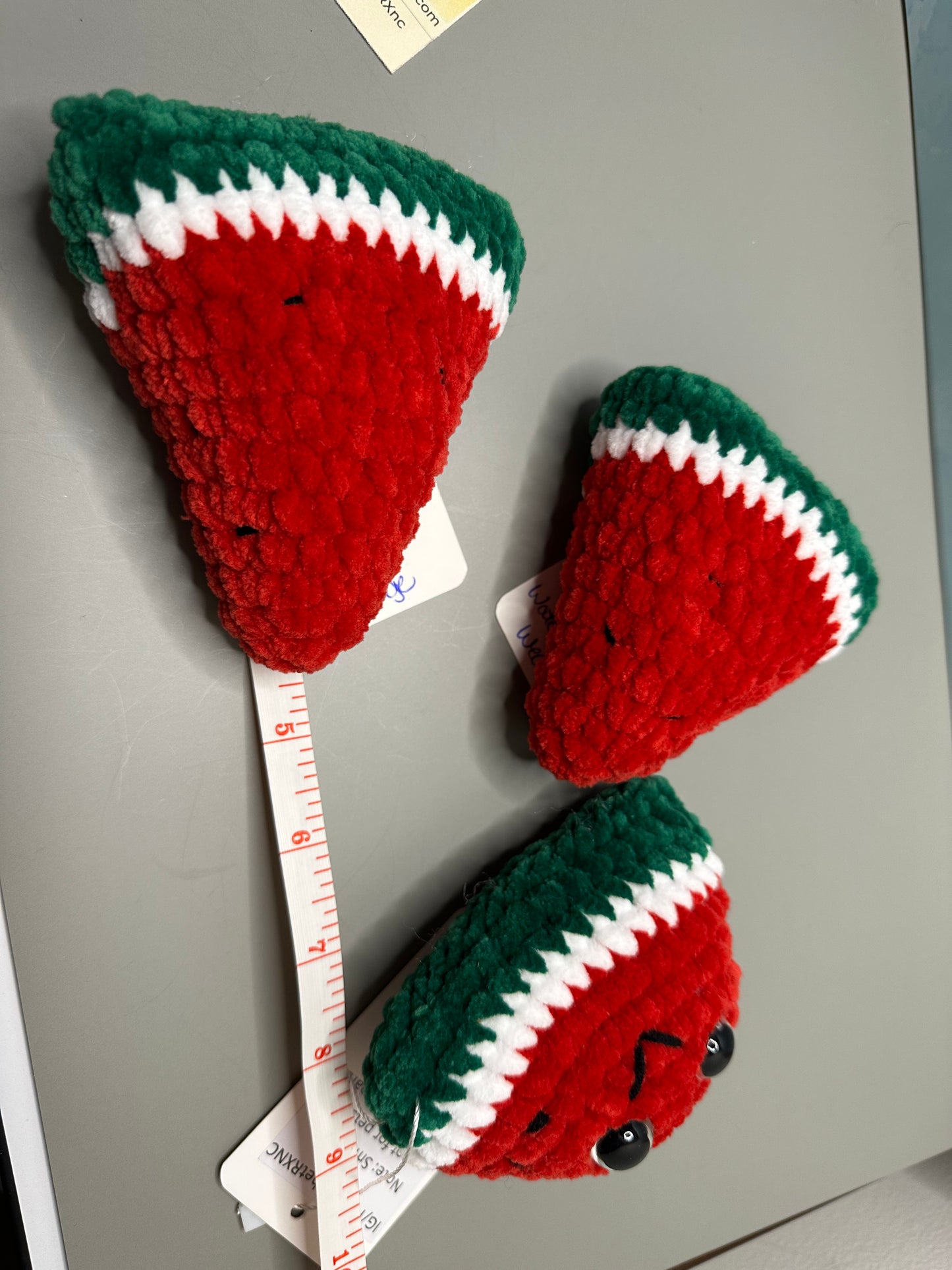 Watermelon Wedges Crochet Plush