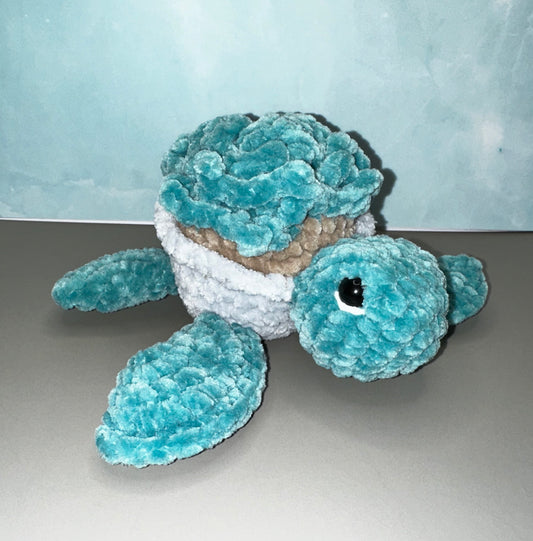 Succulent Turtle Crochet Plush