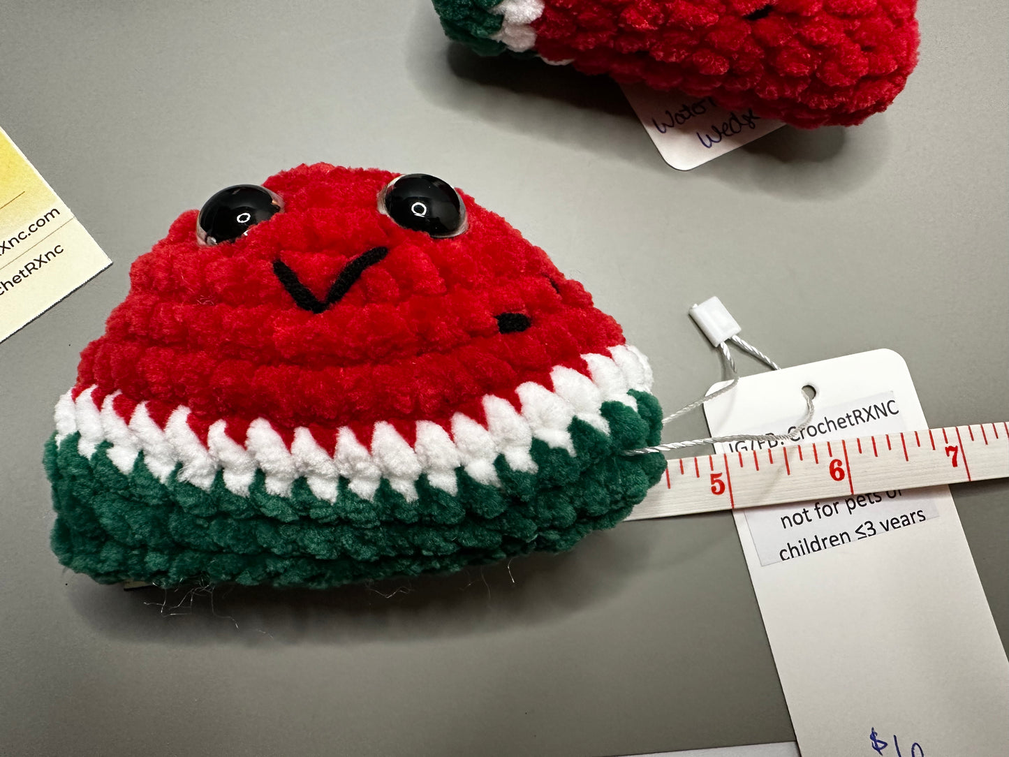Watermelon Wedges Crochet Plush