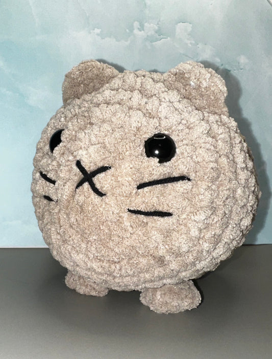 Large Loaf Cat Crochet Plush