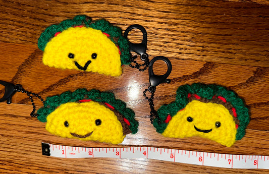 Taco Keychains Crochet