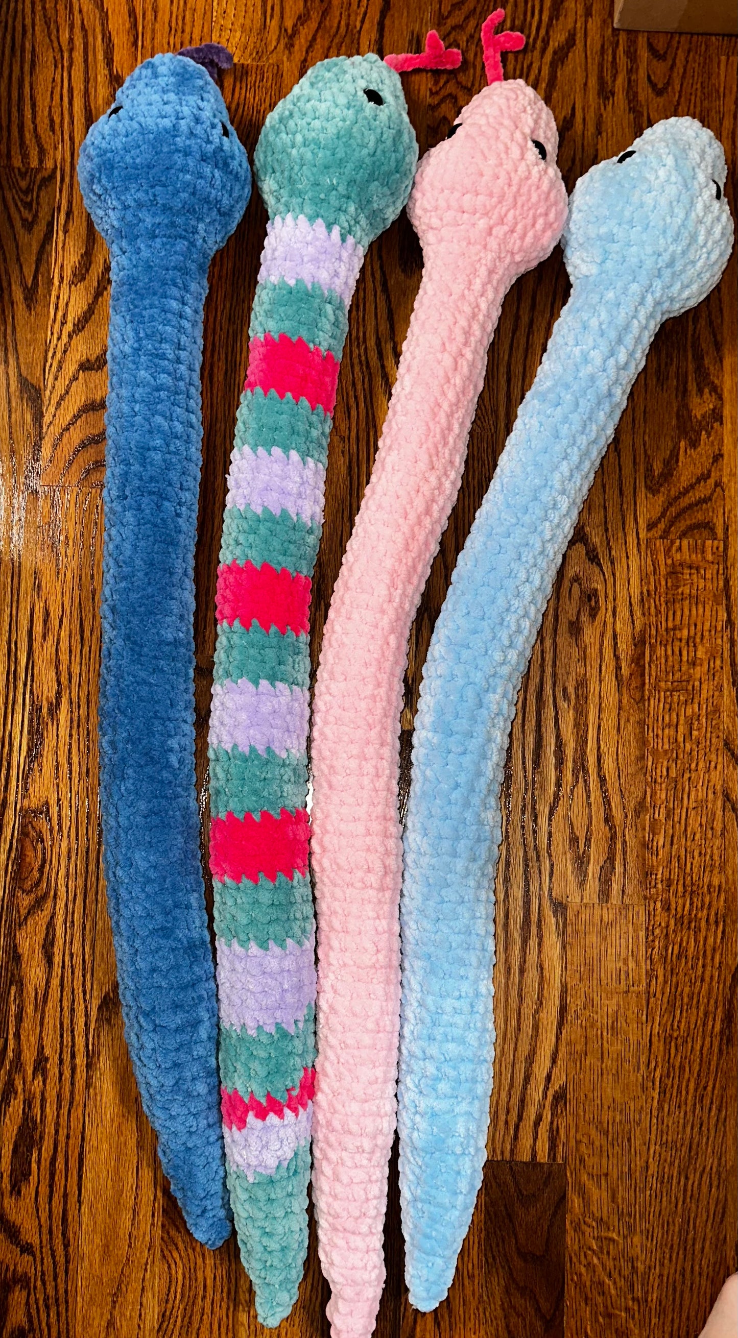 Snakes “Nope Rope” or “Snuggle Ropes”, Crochet Plush