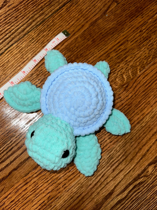 Multicolor Turtles Crochet Plush