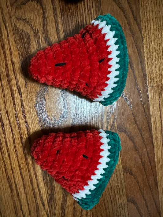 Watermelon Wedges Crochet Plush