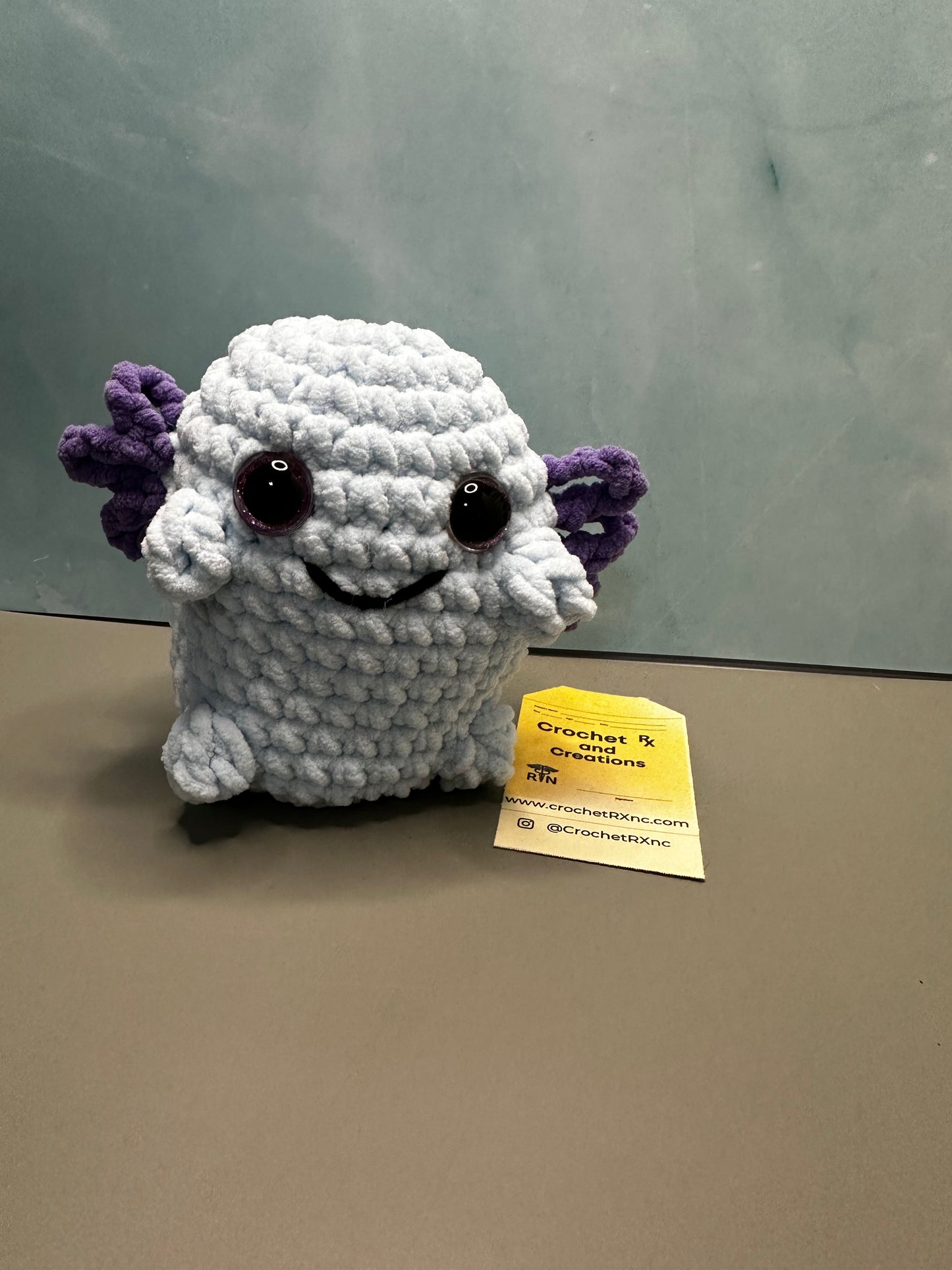 Chubby Axolotl Squishes Crochet Plush