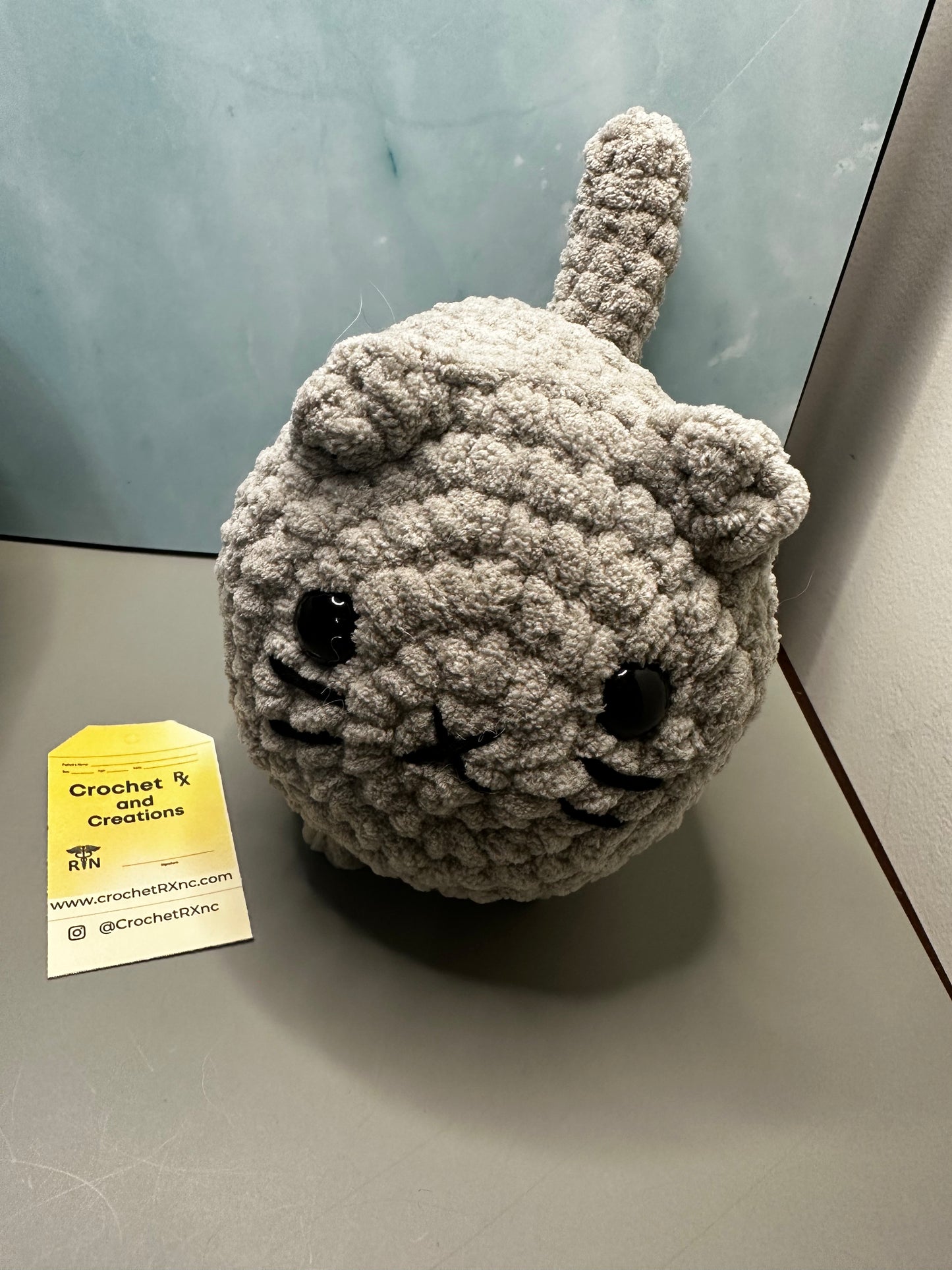 Large Loaf Cat Crochet Plush