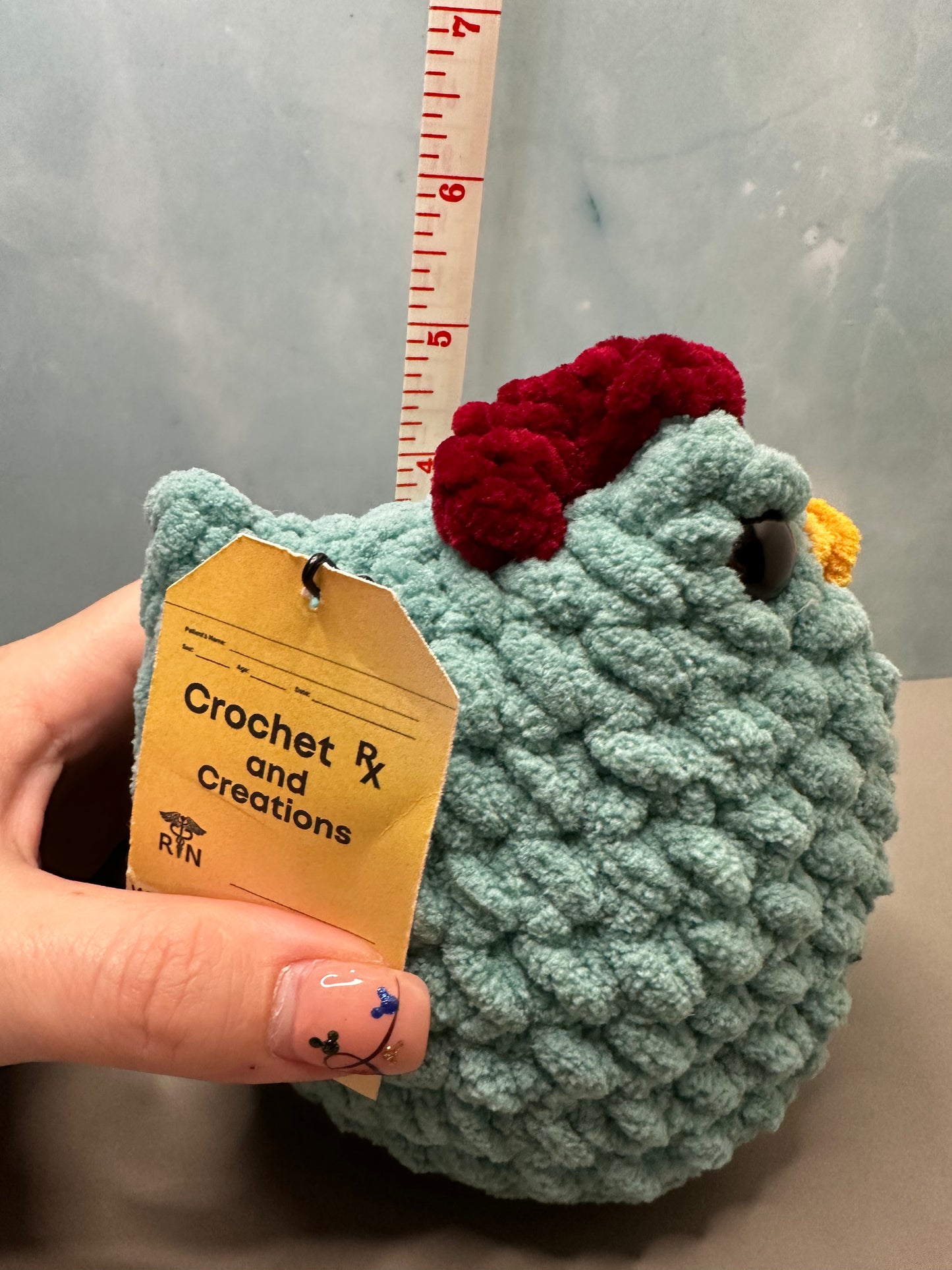 Medium Plush Chicken Crochet