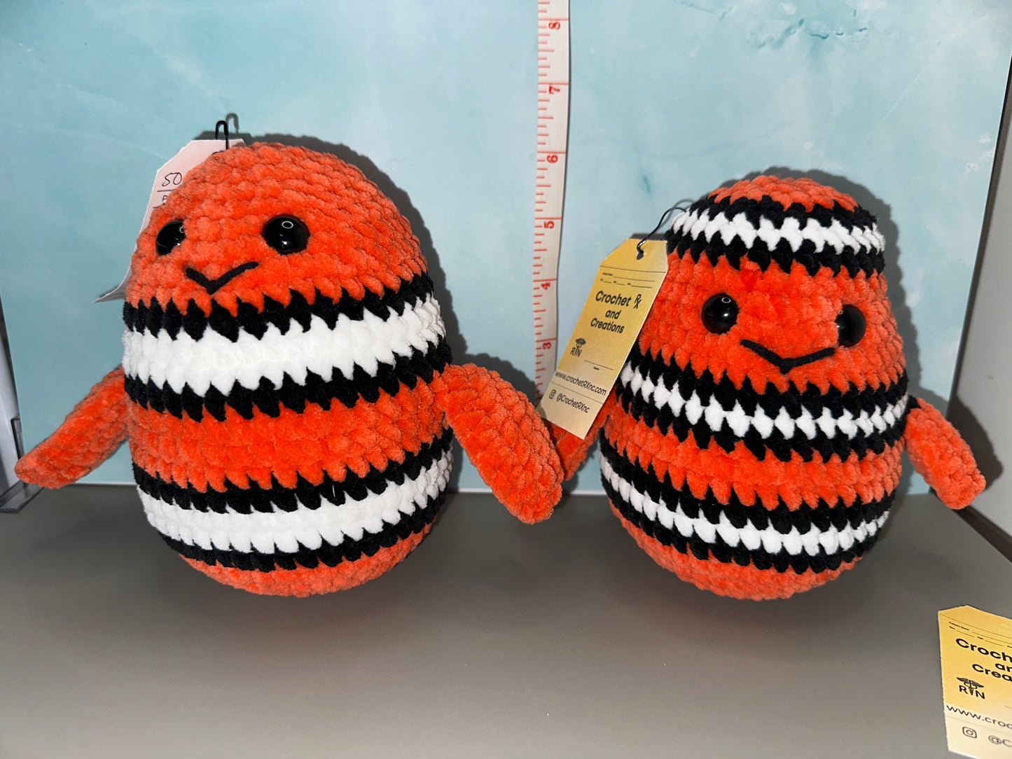 Squish Clownfish Crochet Plush