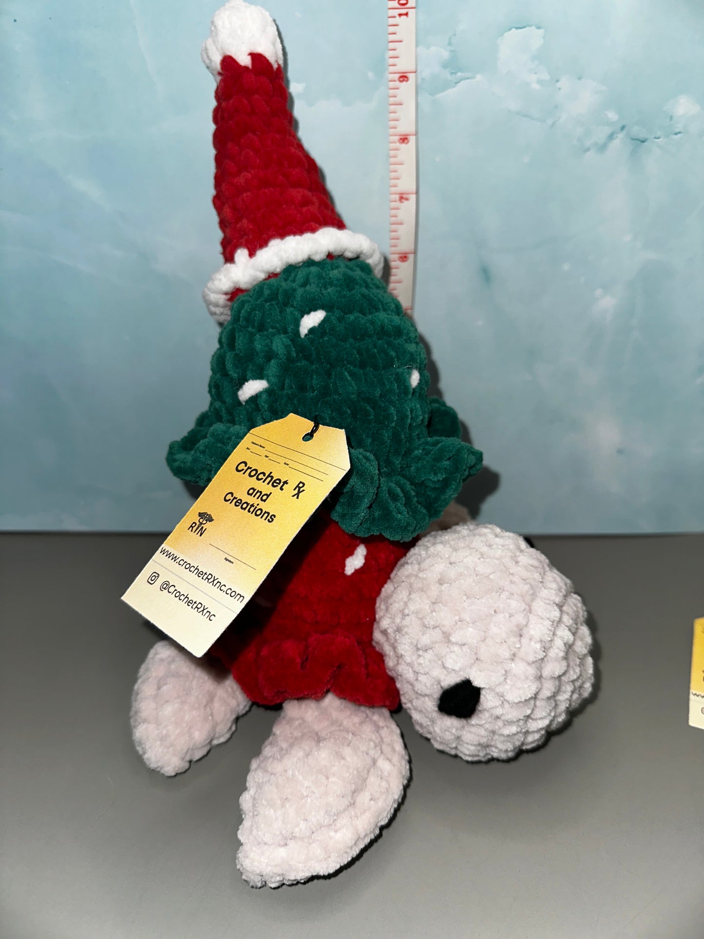 Ice Cream Turtle Crochet Plush