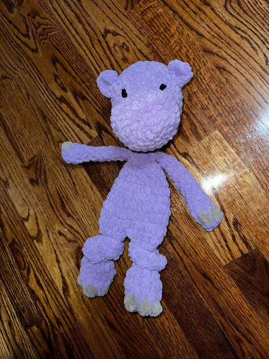 Knotted Lovey - Hippo