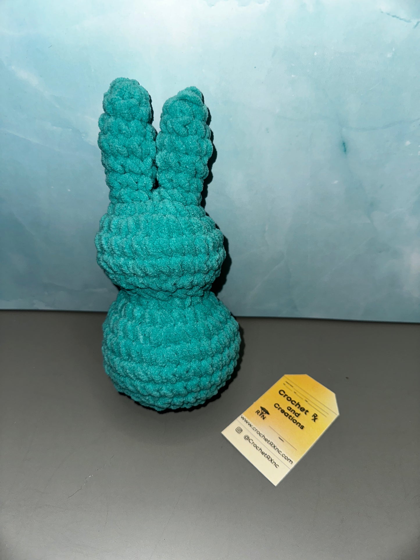 Crocheted Marshmallow Spring Bunny