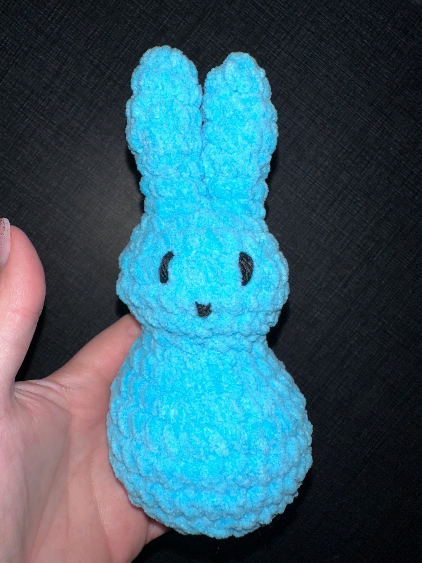 Crocheted Marshmallow Spring Bunny