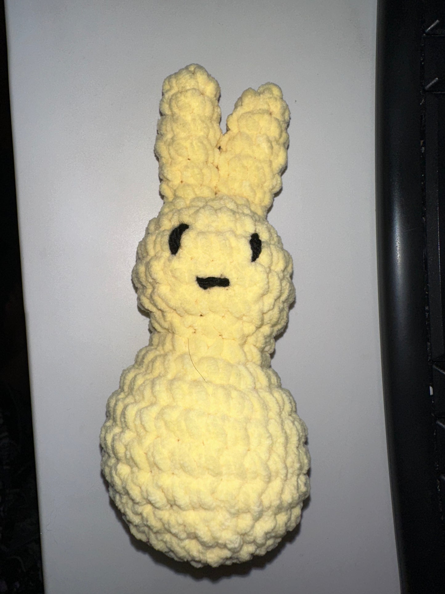 Crocheted Marshmallow Spring Bunny