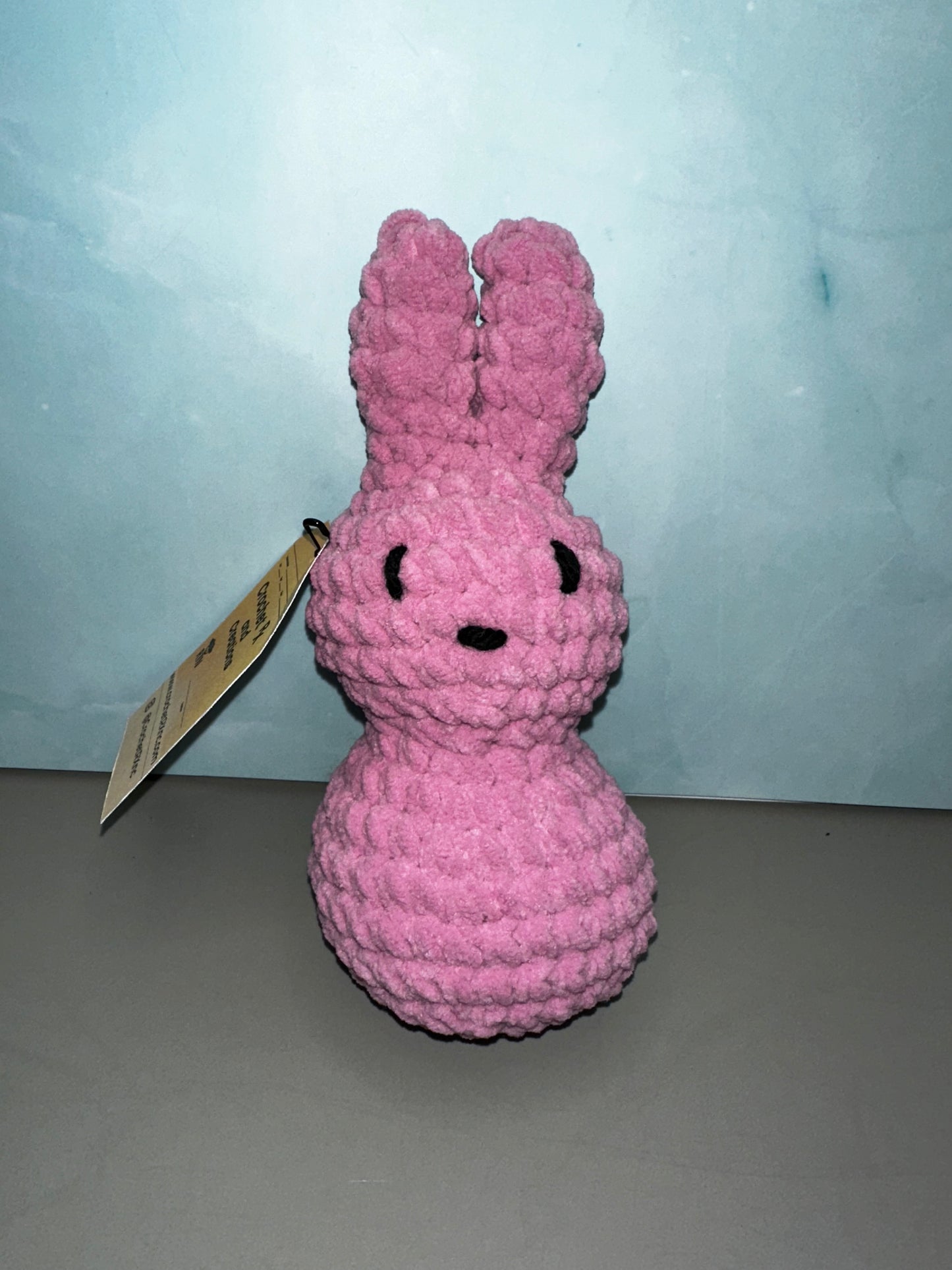 Crocheted Marshmallow Spring Bunny