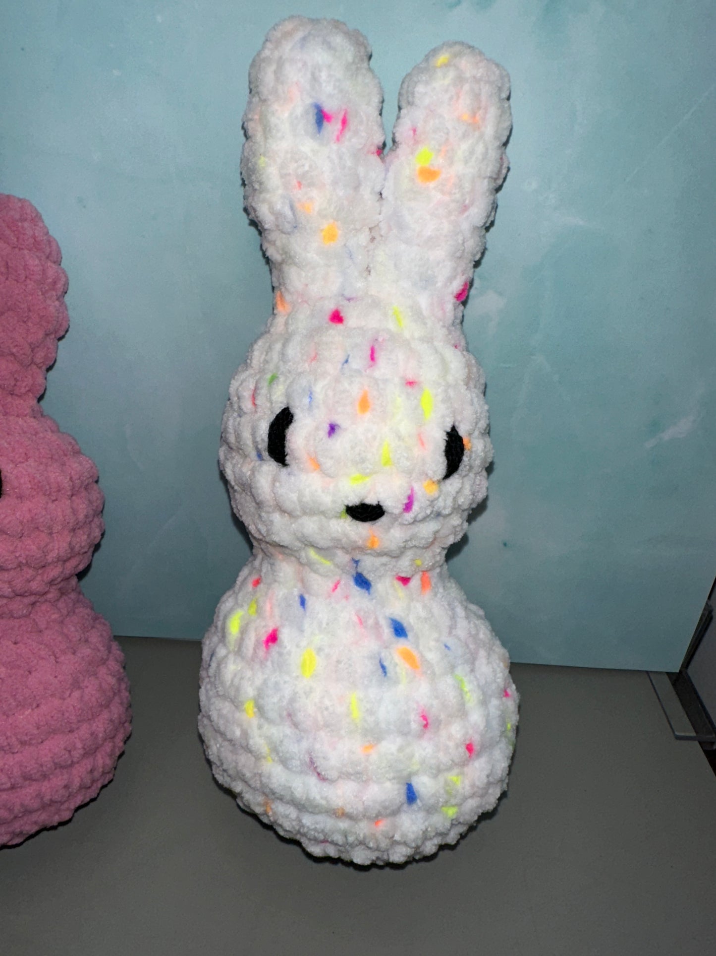Crocheted Marshmallow Spring Bunny
