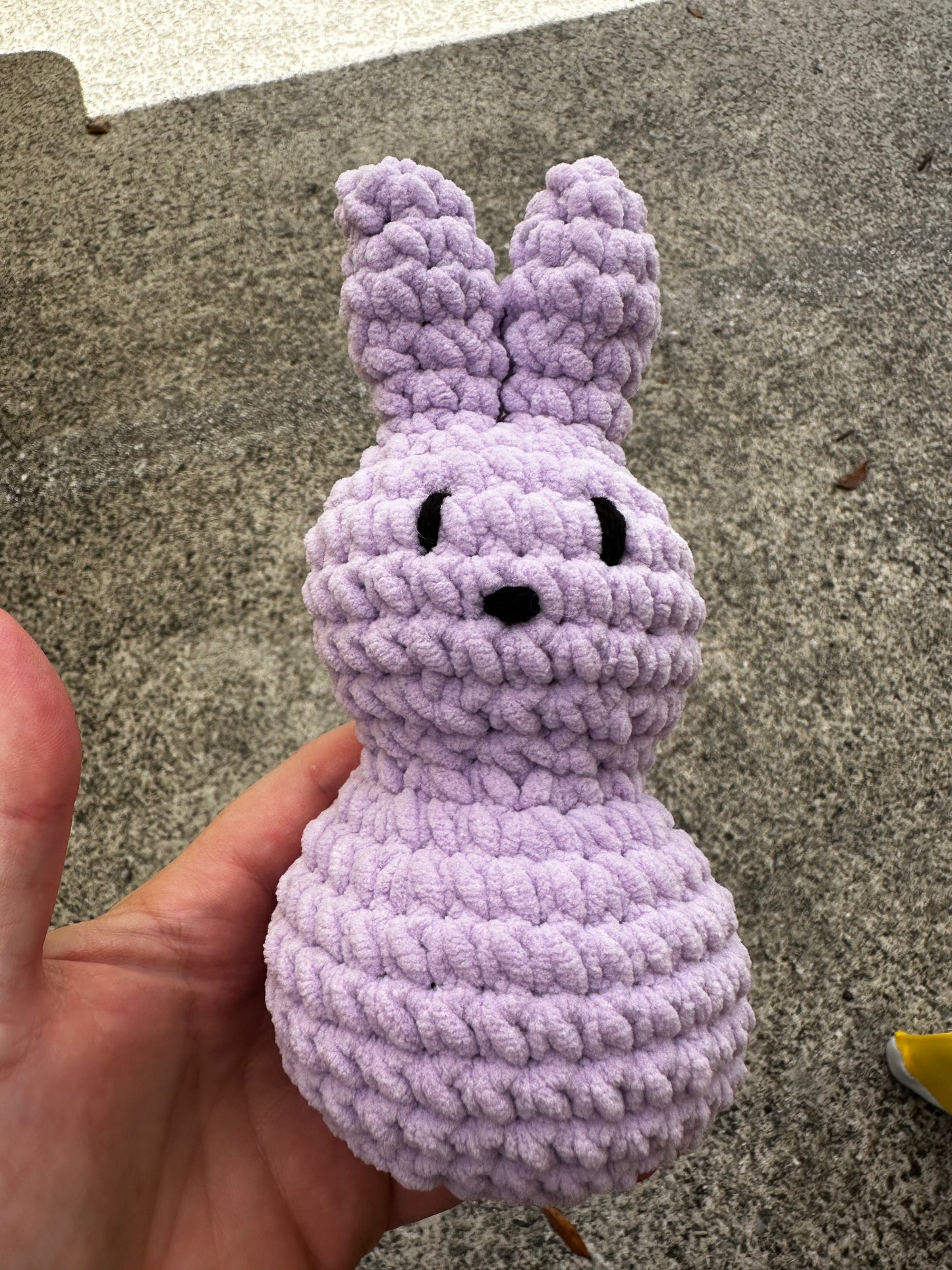 Crocheted Marshmallow Spring Bunny