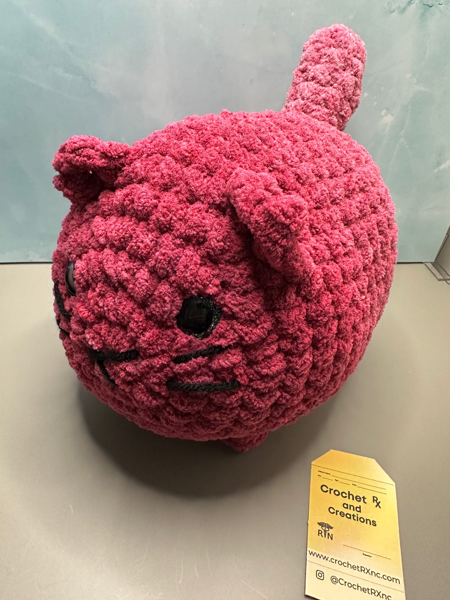 Large Loaf Cat Crochet Plush