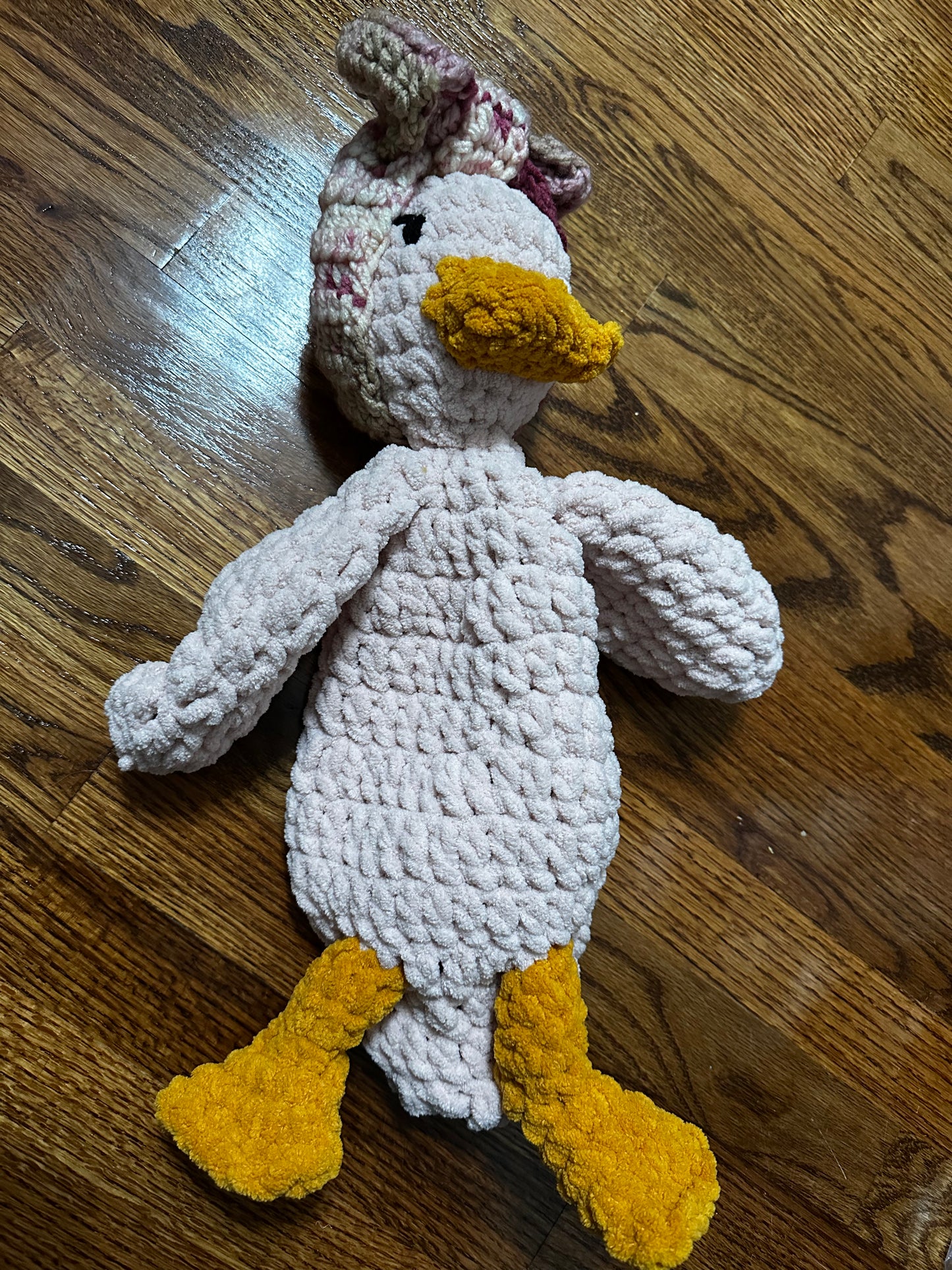 “Della the Duck” Crochet Lovey