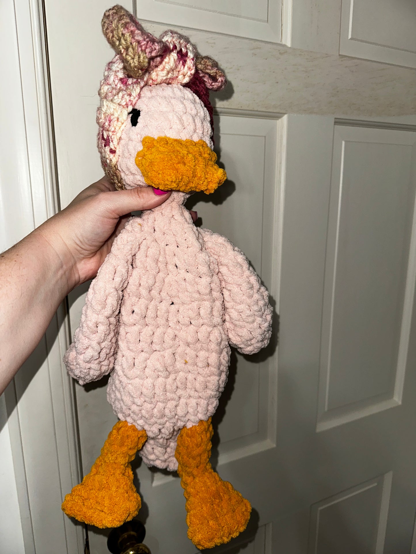 “Della the Duck” Crochet Lovey