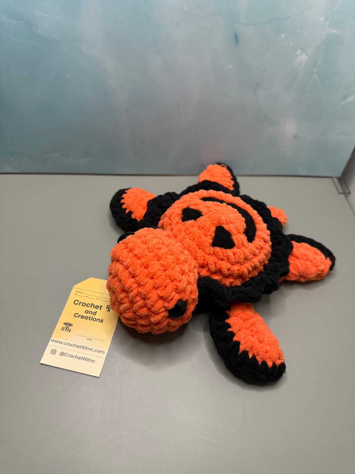 Multicolor Turtles Crochet Plush